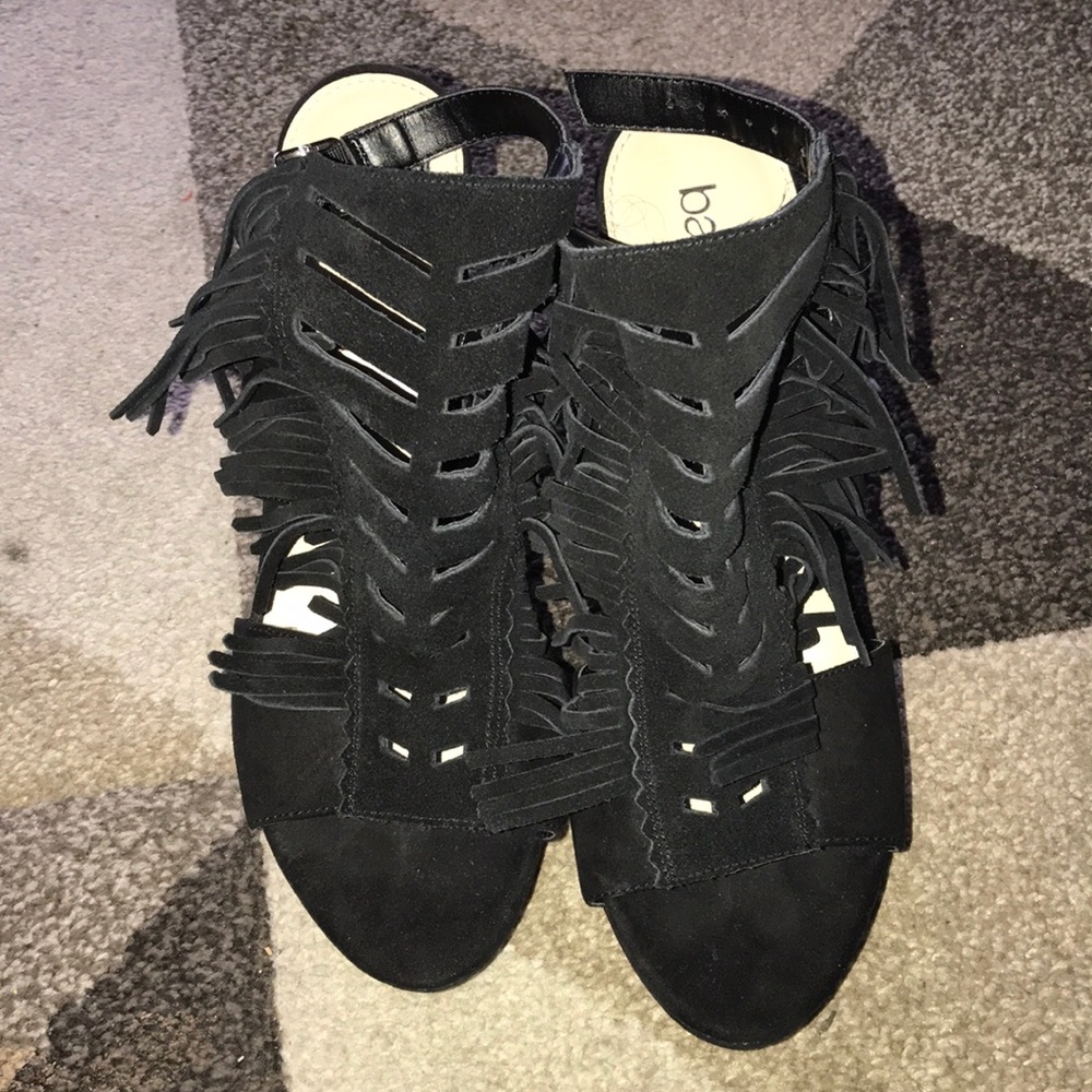 Bar III heels. Suede material.